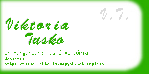 viktoria tusko business card